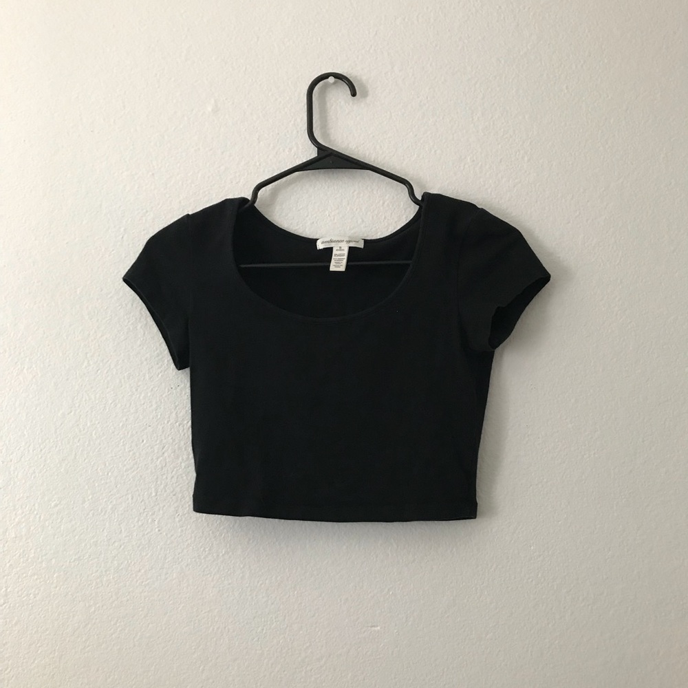 Black Crop Top